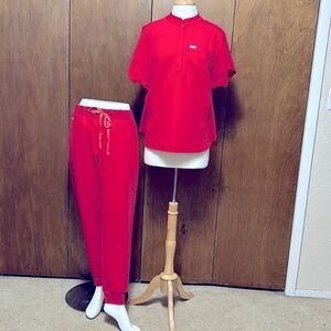 Figs Montex scrubs medium top and large jogger pants.